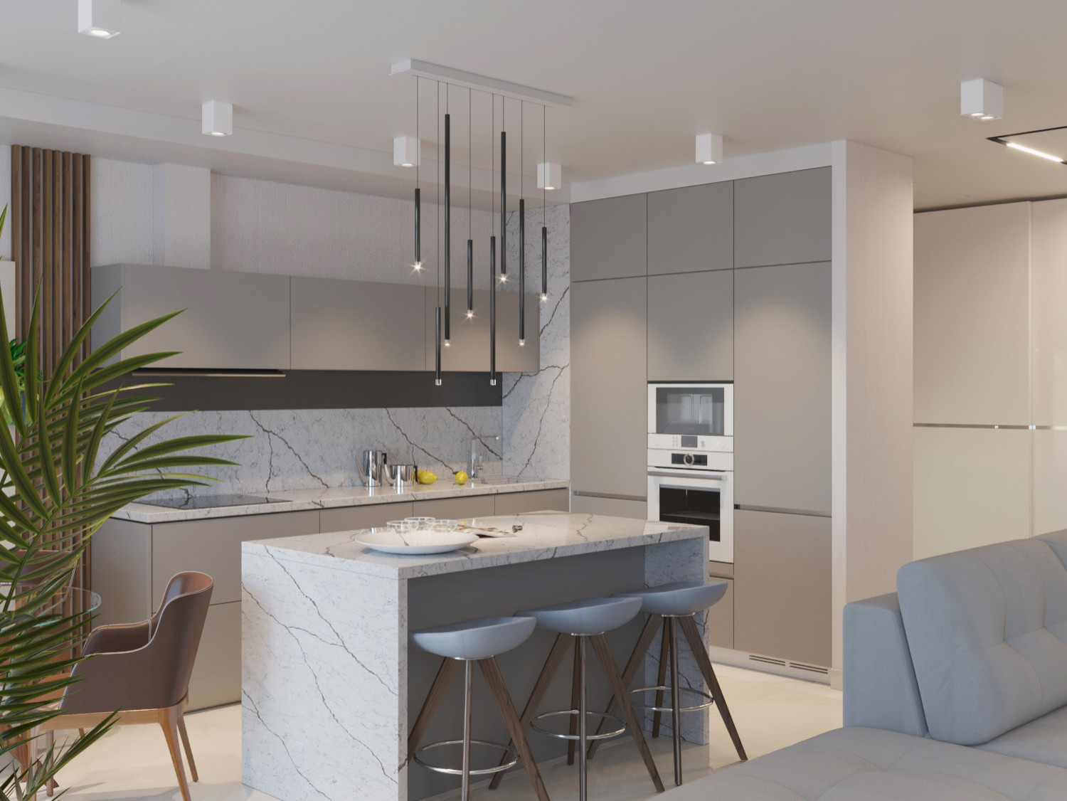 Кухня с островом