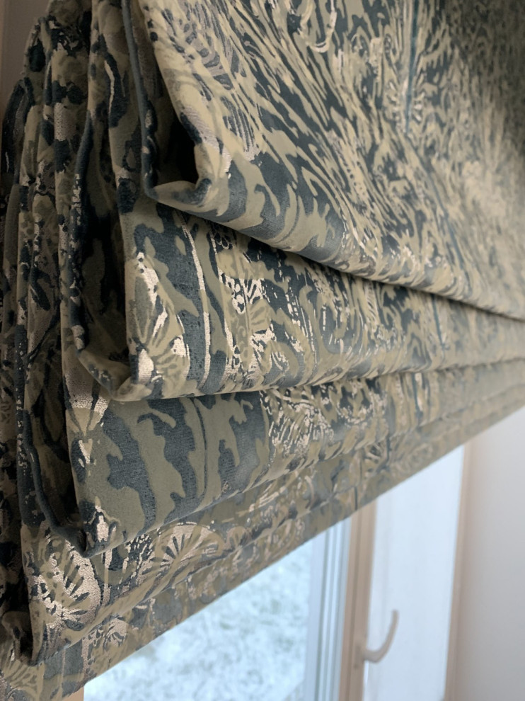 Обложка проекта: Римские шторы на кухню