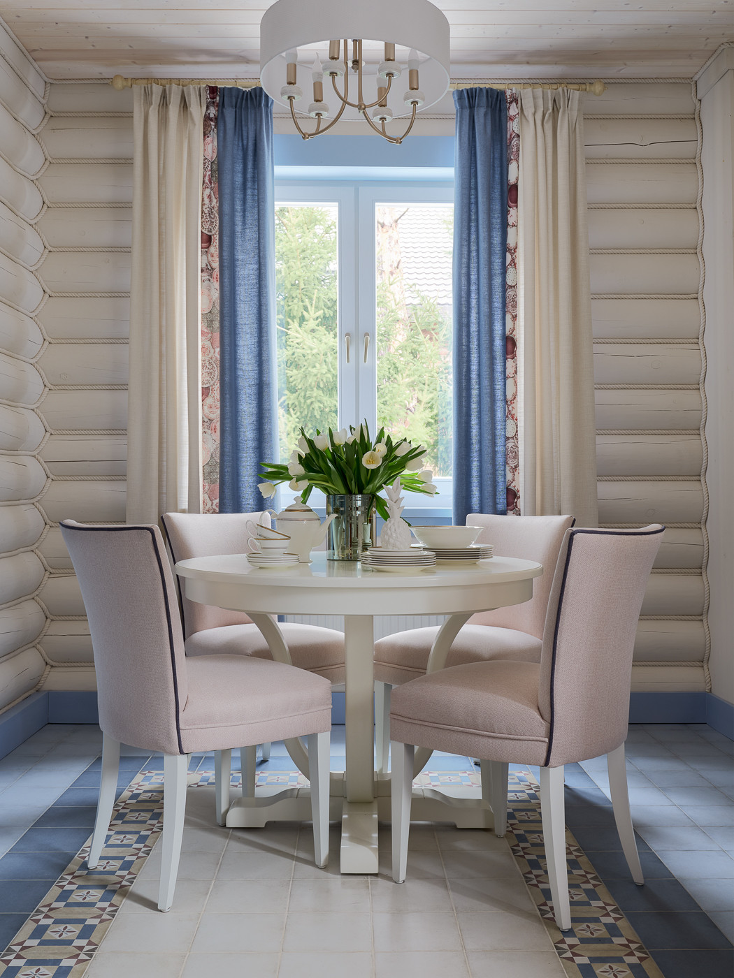 Стилизация дома в КП "Заповедный бор"