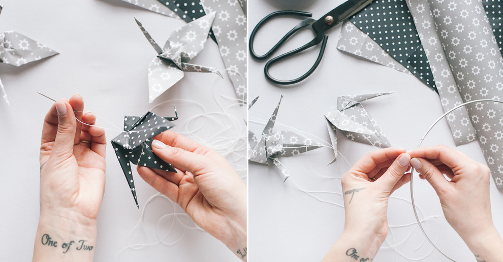 DIY: Как сделать мобиль-оригами для новорожденного своими руками