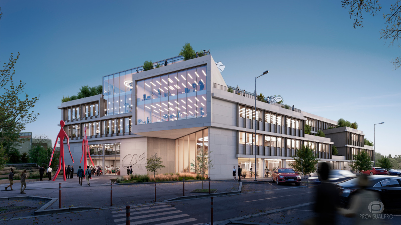 Обложка проекта: OFFICE OF CREDIT AGRICOLE BANK