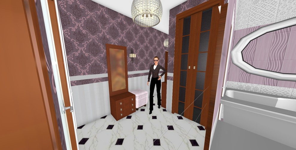 Экспресс 3D дизайн  1 кв.ры в ЖК Триумф Парк