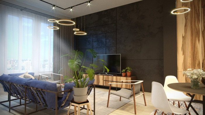 Интерьуры в стиле лофт