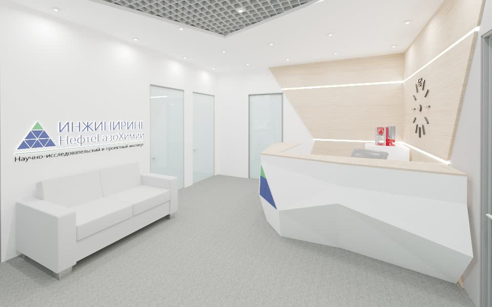 Дизайн интерьера Научно-Исследовательского и Проектного Института "ПЕГАЗ"