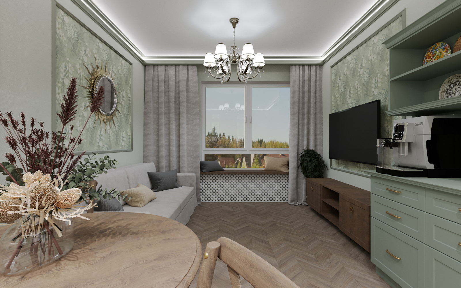 Обложка проекта: Кухня в средиземноморском стиле