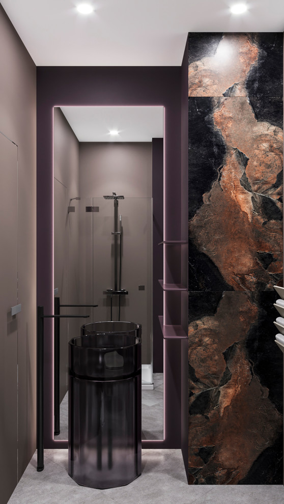 Дизайн спальни и сан узлов