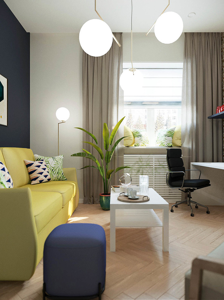 Двухкомнатная квартира на ул. Советская в стиле mid-century