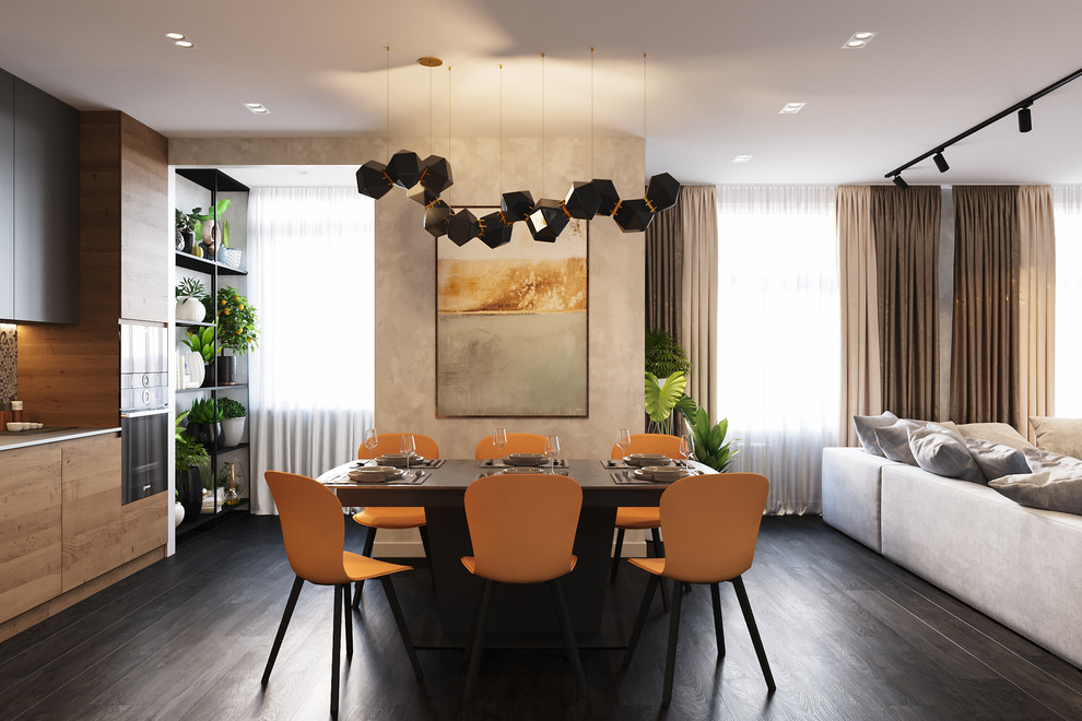 Квартира в 155 кв.м. в современном стиле в ЖК Флагман.