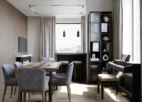 Обложка проекта: Квартира для молодого человека в ЖК "Небо"