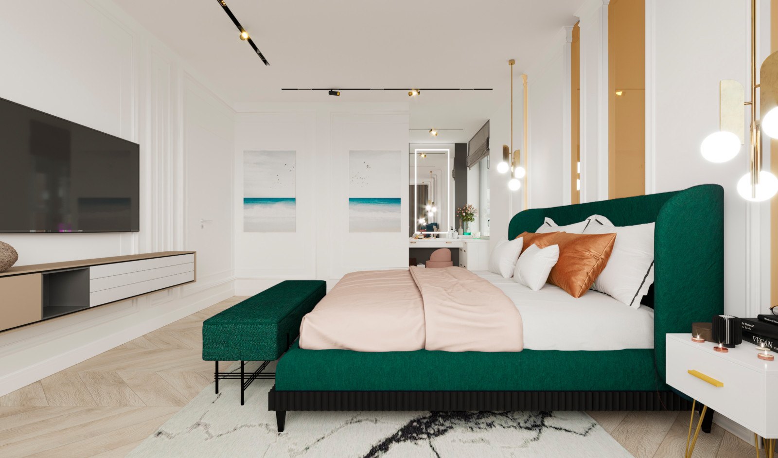 Квартира с яркими акцентами