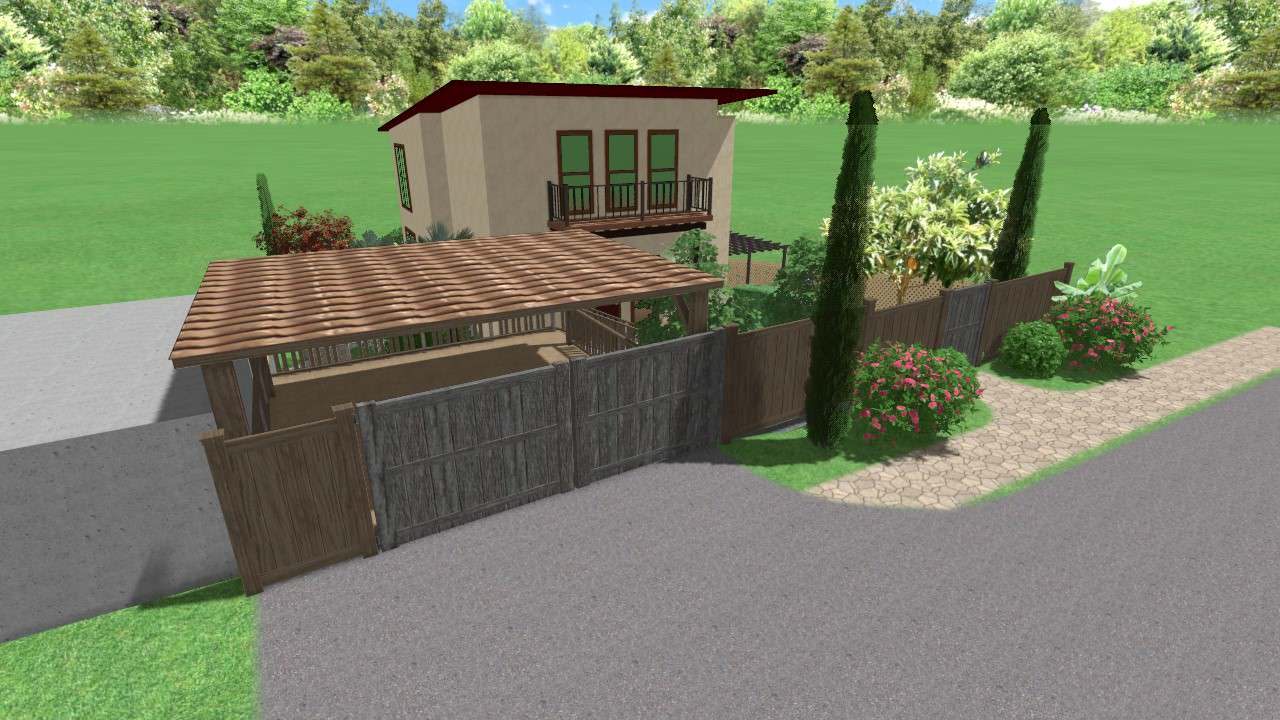 Приусадебный участок индивидуального жилого дома