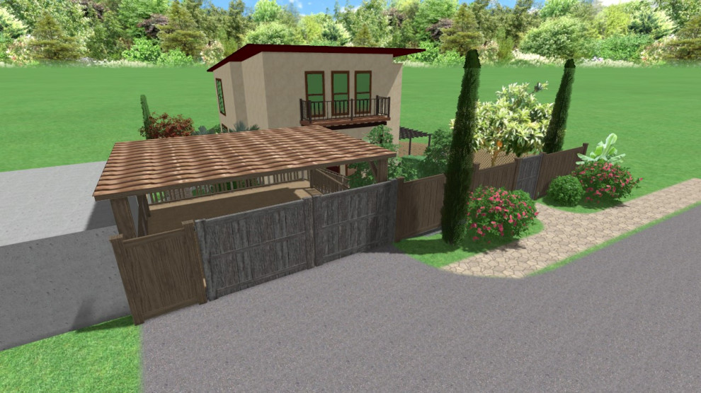 Приусадебный участок индивидуального жилого дома