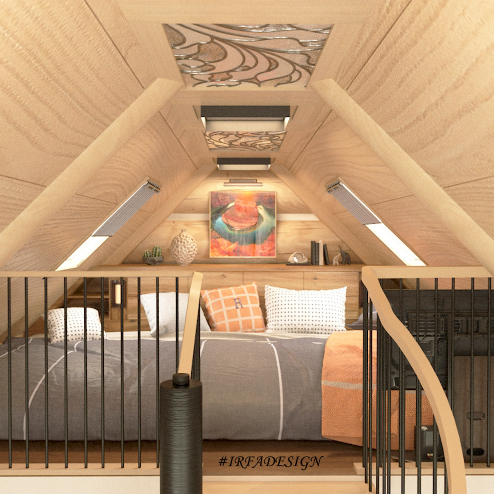 Визуализации в стиле «ШАЛЕ» с элементами скандинавского стиля