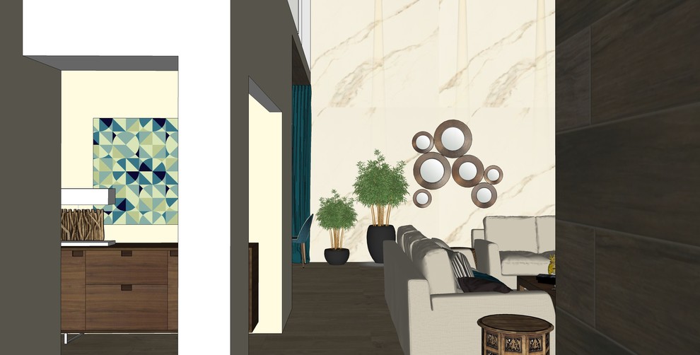 Современный дом с камином в Кольцово