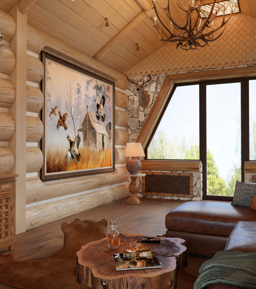 Визуализации дома в стиле "Шале"