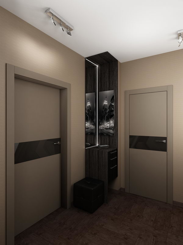 Двухкомнатная квартира в современном стиле.