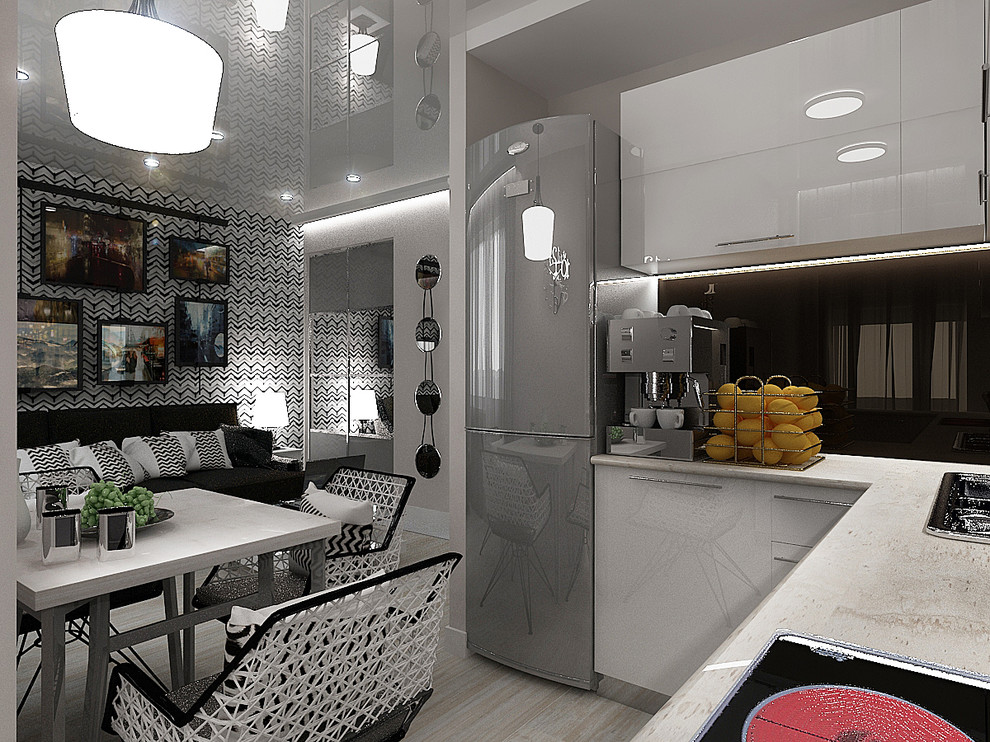 Обложка проекта: Дизайн-проект однокомнатной  квартиры