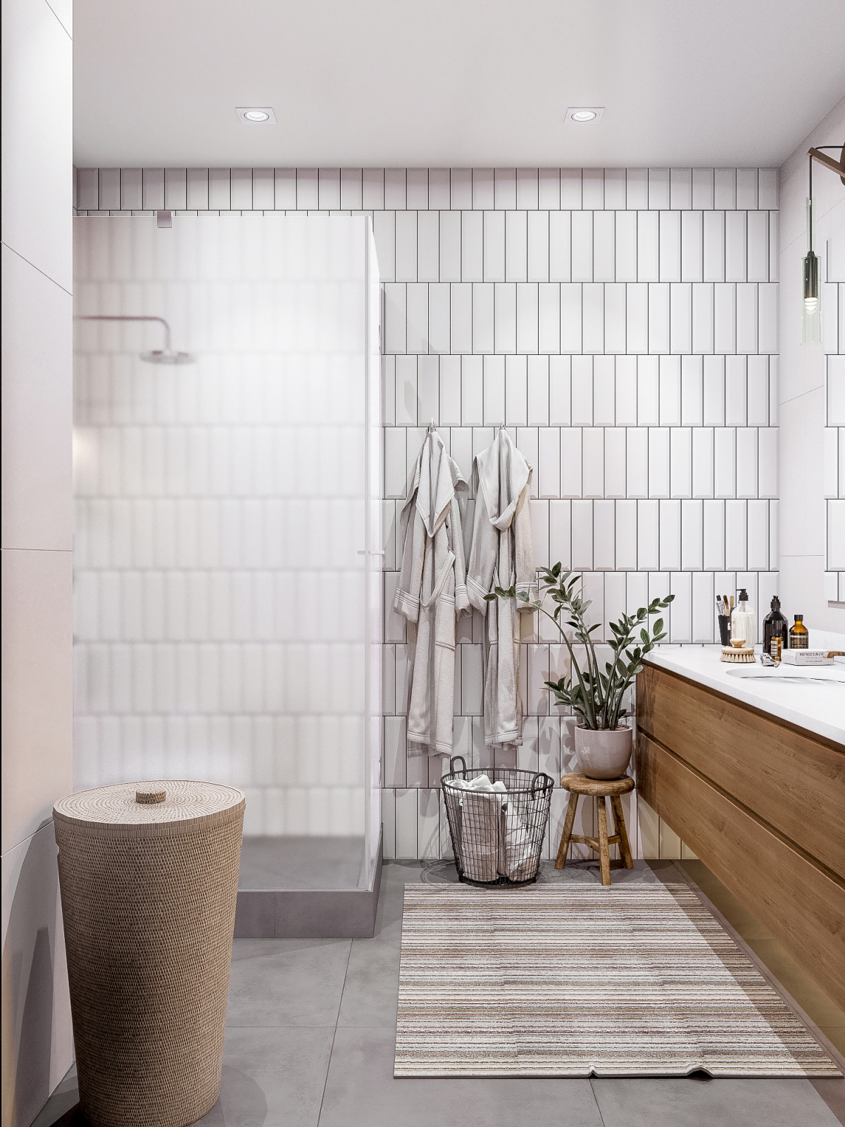 Светлая квартира в скандинавском стиле