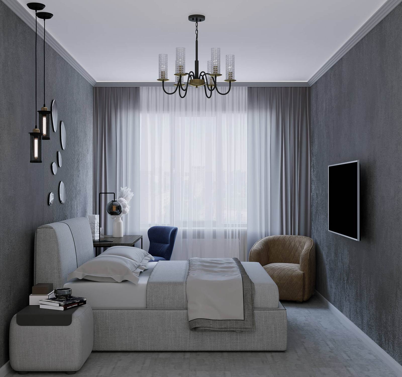 Модная квартира для холостяка