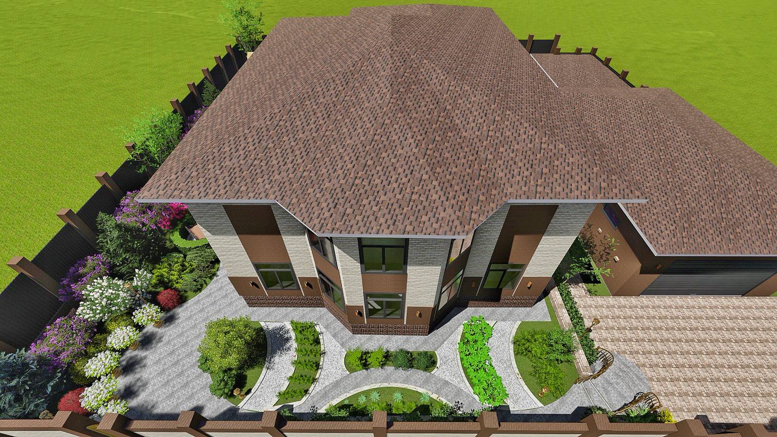 Ландшафтный дизайн участка в ДНТ Кедр (г Улан-Удэ, Бурятия)