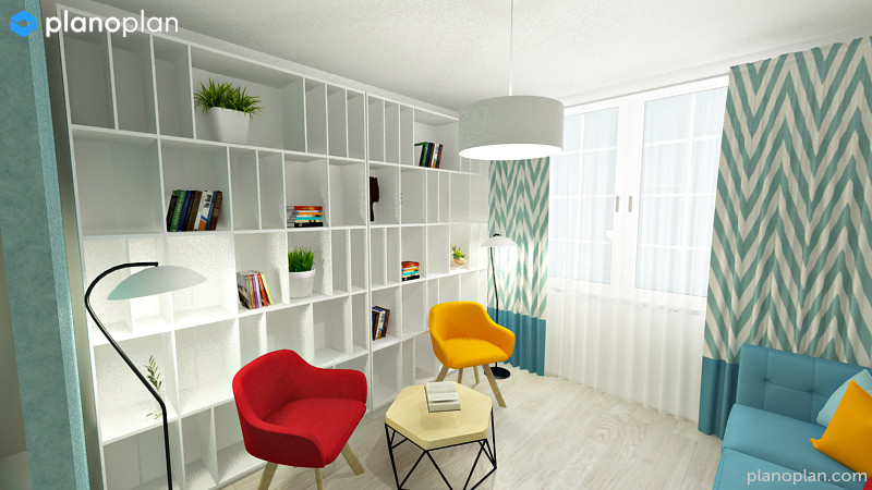 Обложка проекта: Проект квартиры студии для молодой семьи, 42кв.м.