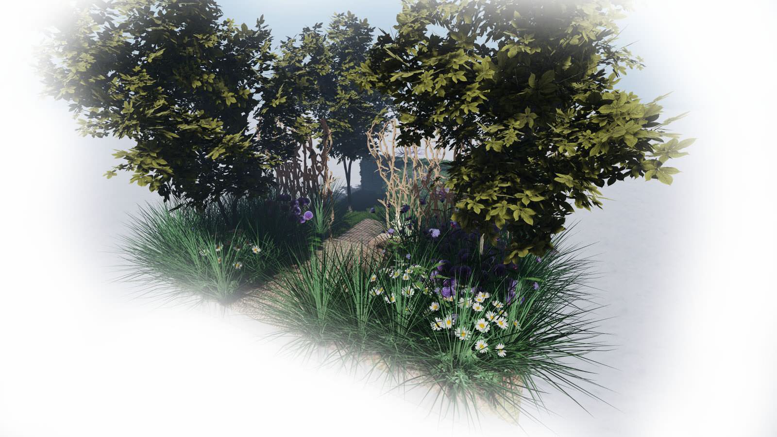 Выставочный сад "Контраст времен"