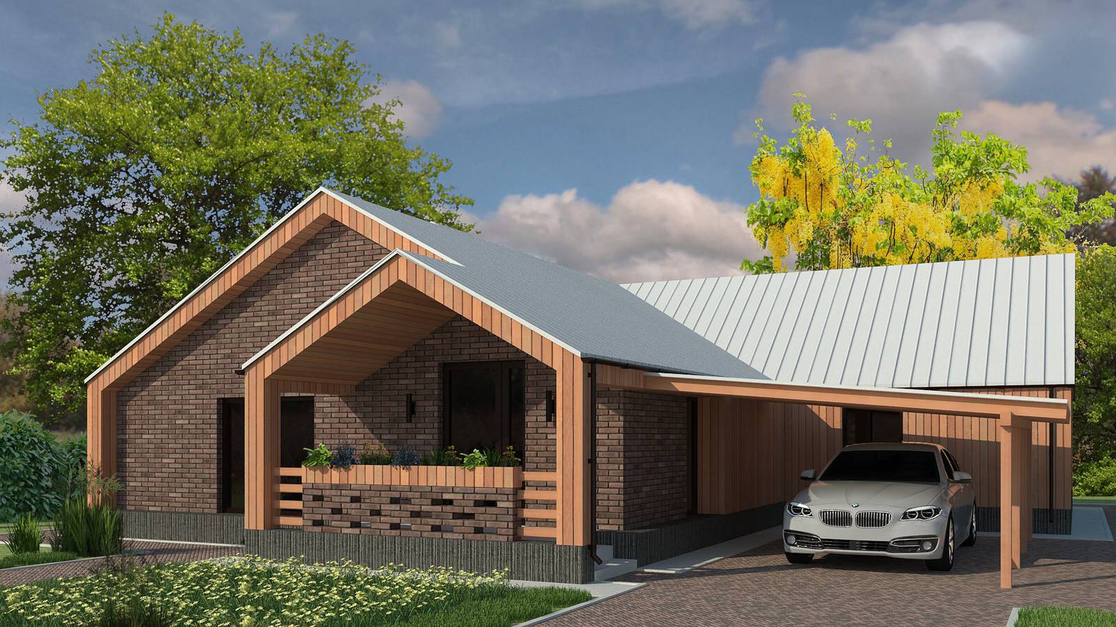 Обложка проекта: Проект типового дома для коттеджного поселка