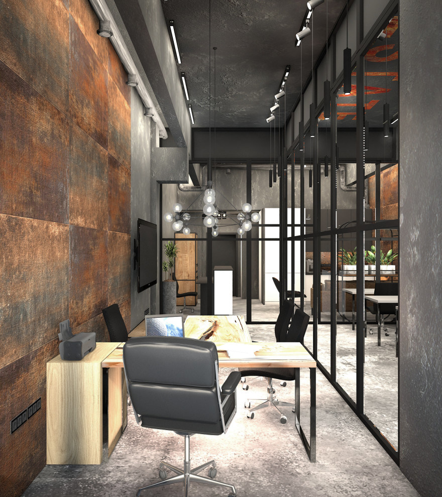 Дизайн интерьера для офиса Агентства в БЦ Суперметалл