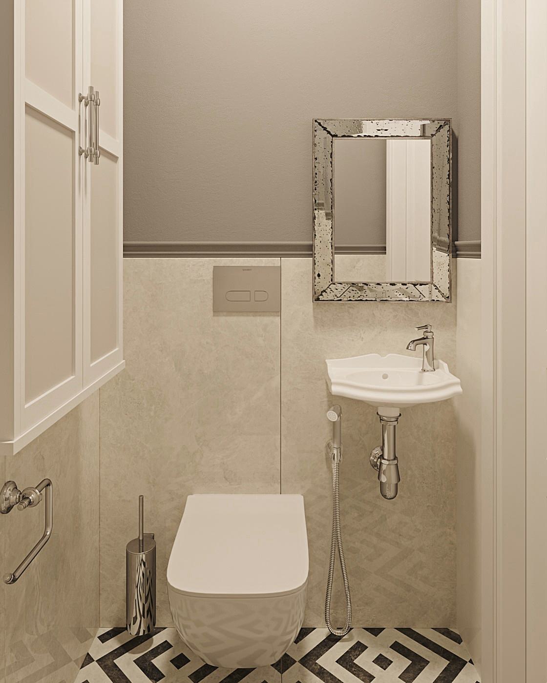 Современный интерьер с классическими элементами