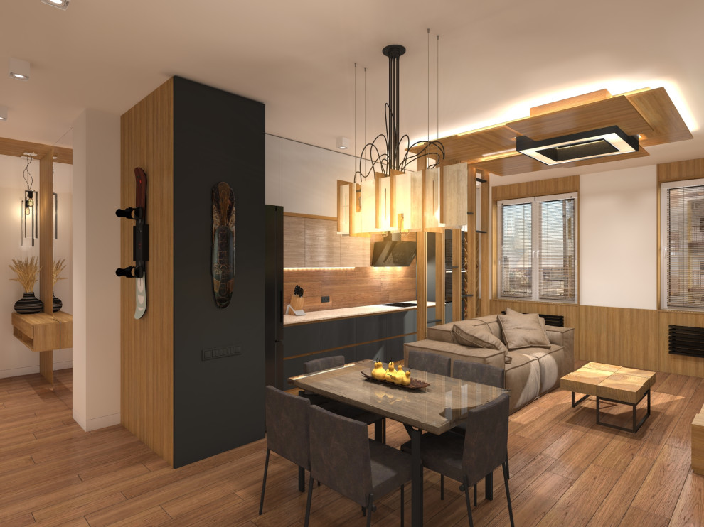 Гостиная-Кухня-Столовая