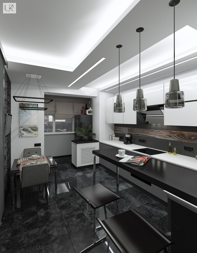 Квартира в стиле Hi-tech & Loft для молодого банкира