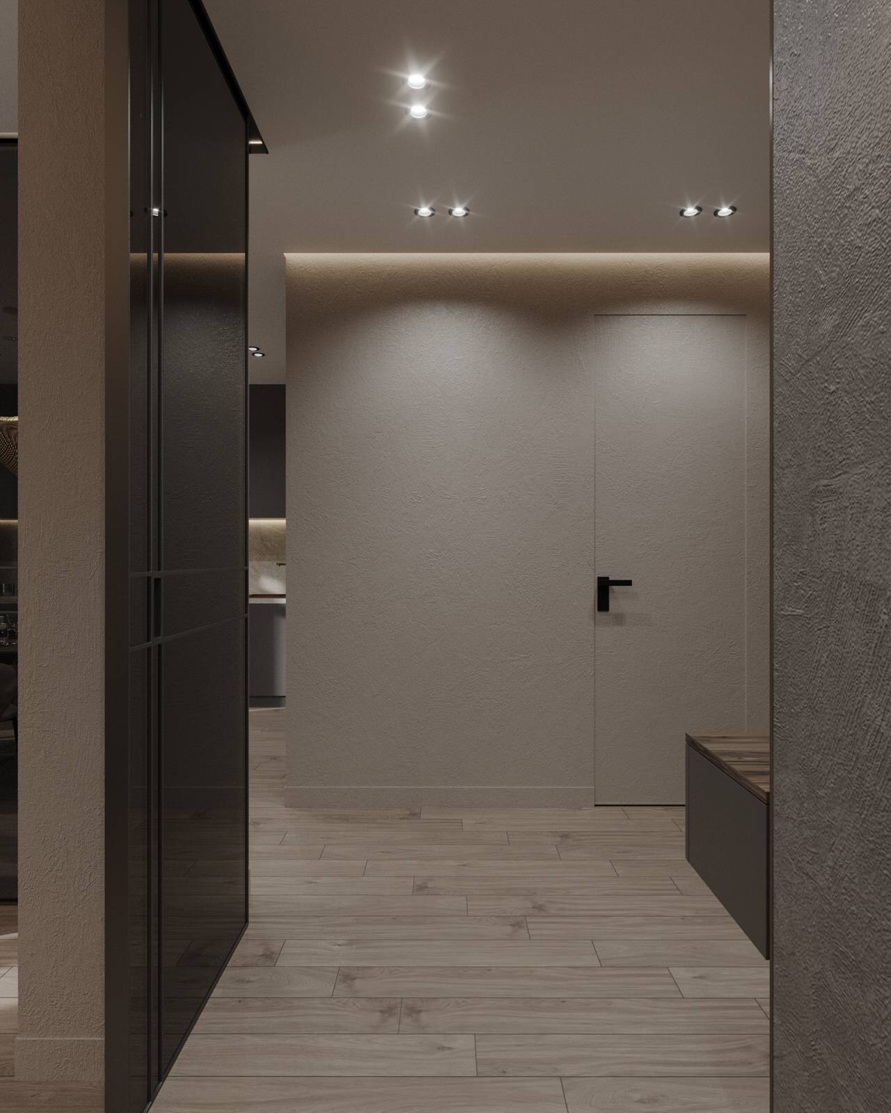 Двухкомнатная квартира с современным дизайном