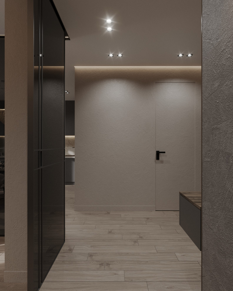 Двухкомнатная квартира с современным дизайном