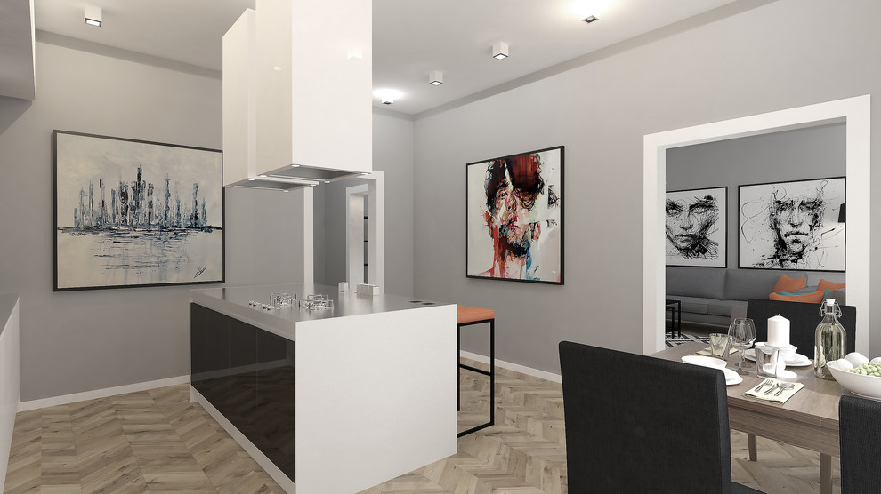 Апартаменты в скандинавском стиле для молодой семьи