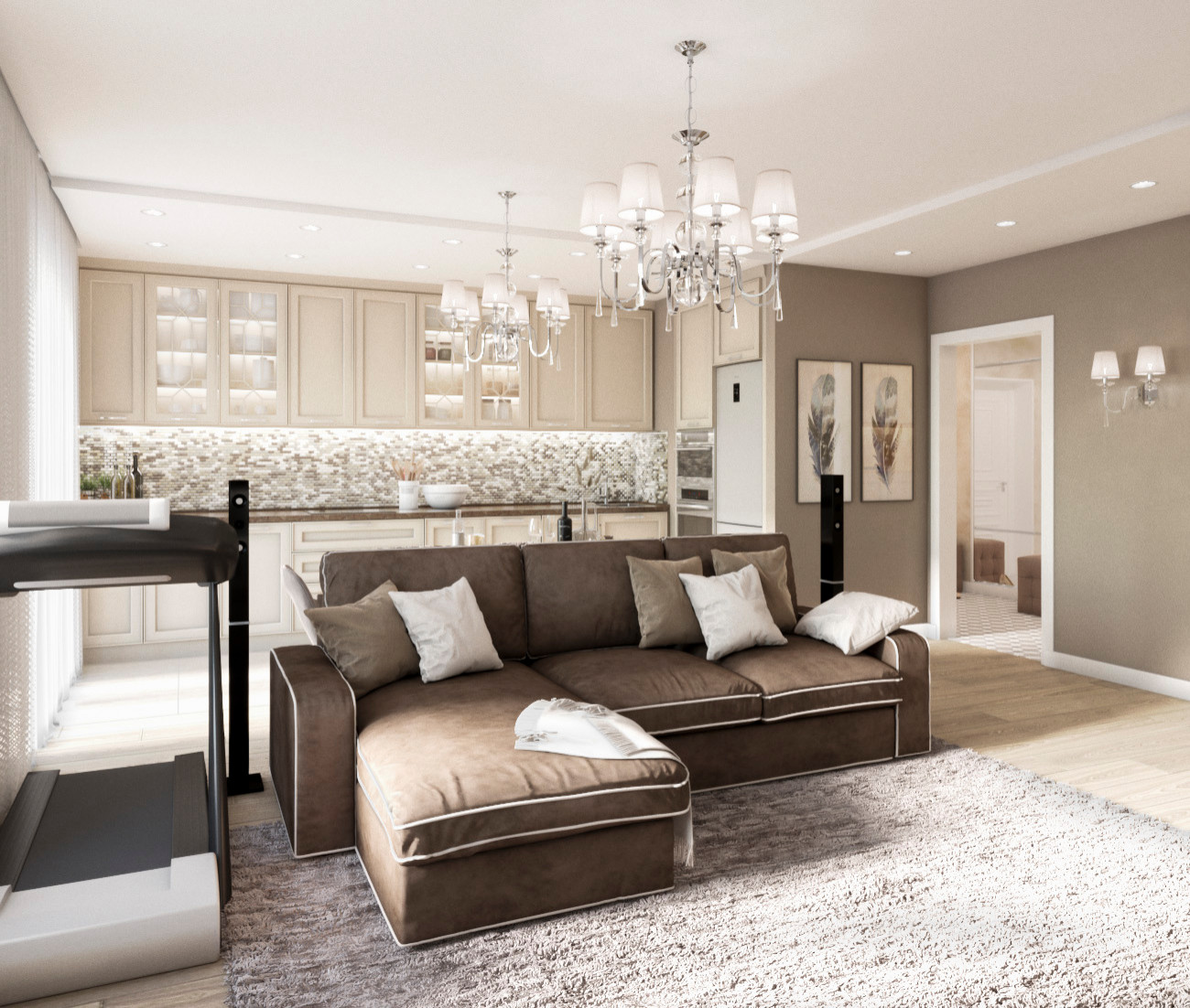 Четырехкомнатная квартира