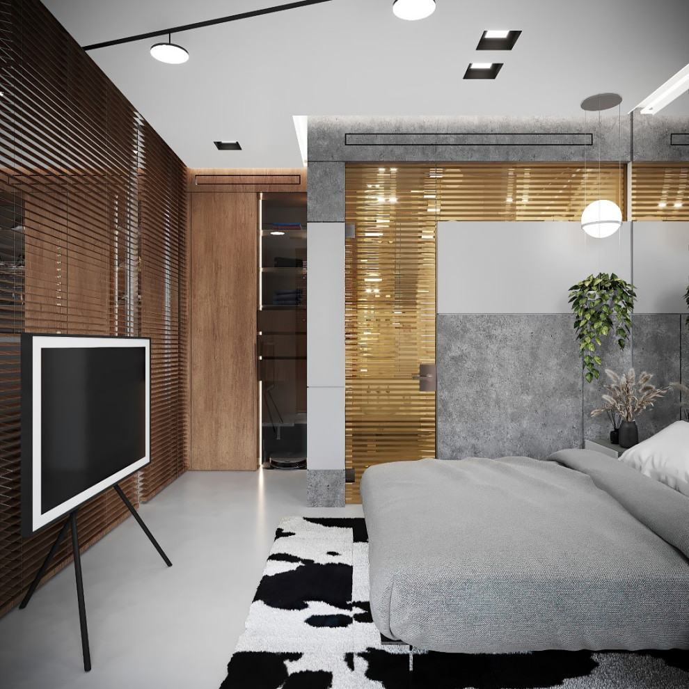 Квартира для молодого человека в современном стиле.