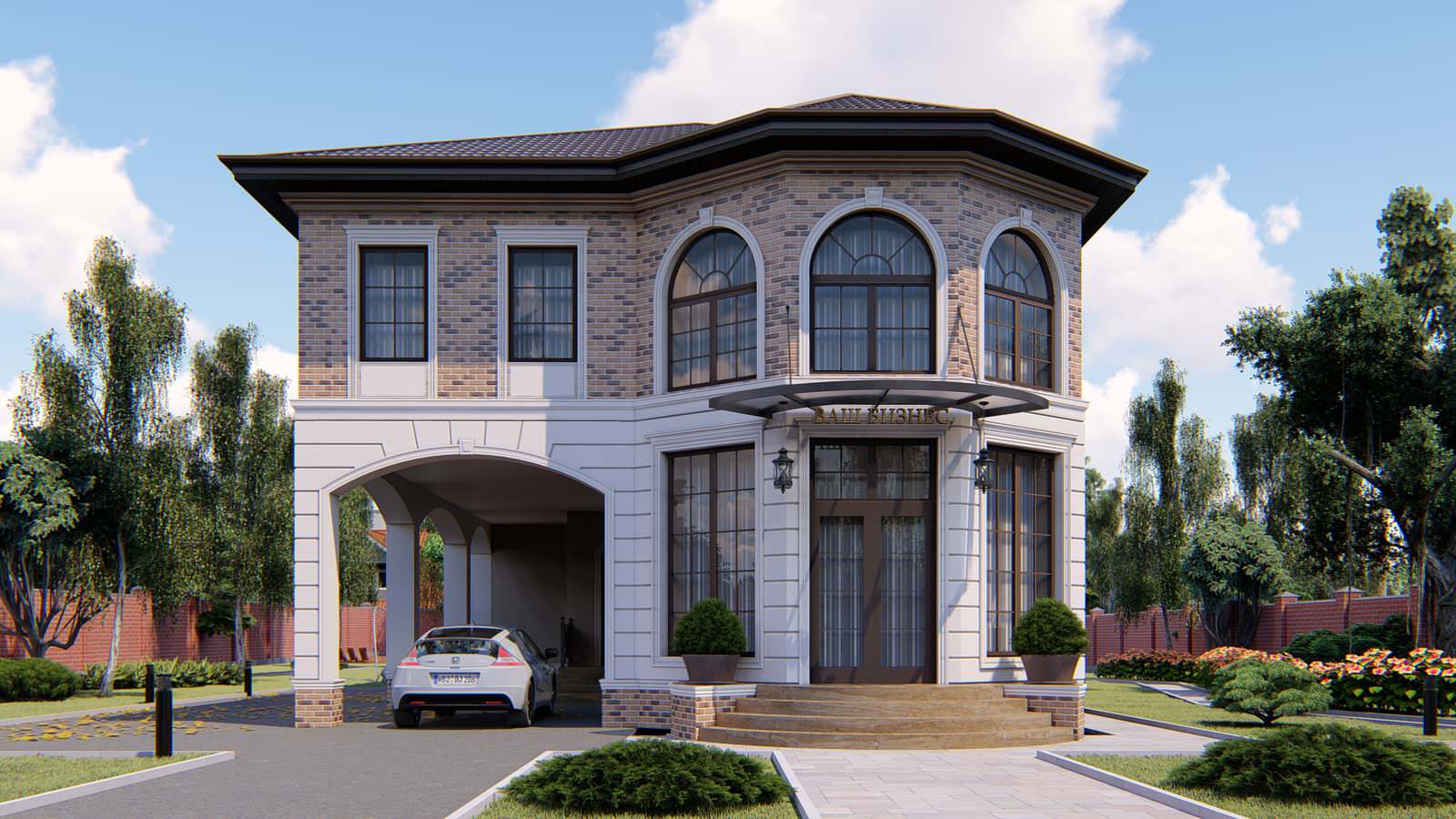 Обложка проекта: ДОМ-УСАДЬБА + МАСТЕРСКАЯ (В2)