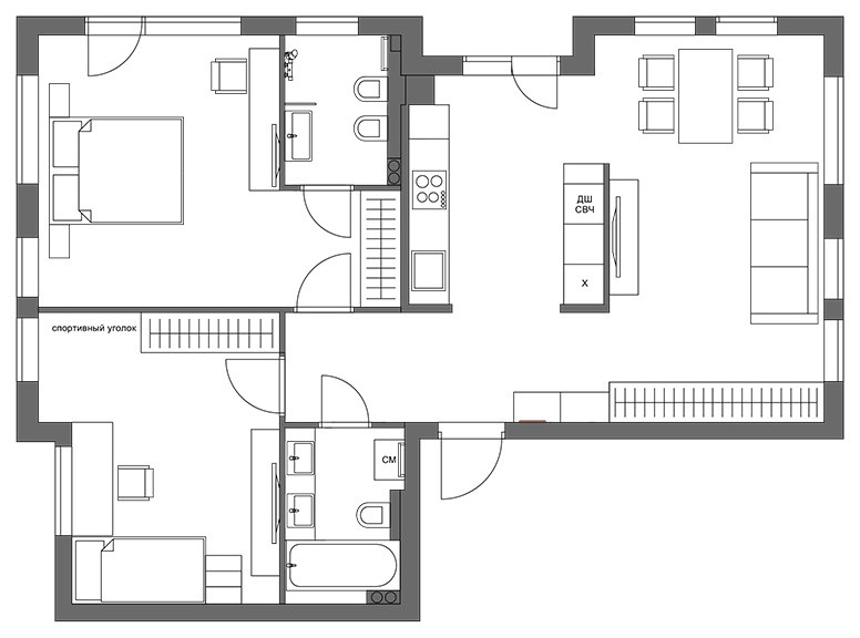 ДИЗАЙН КВАРТИРЫ ЖК «ГОЛЛАНДСКИЙ КВАРТАЛ»