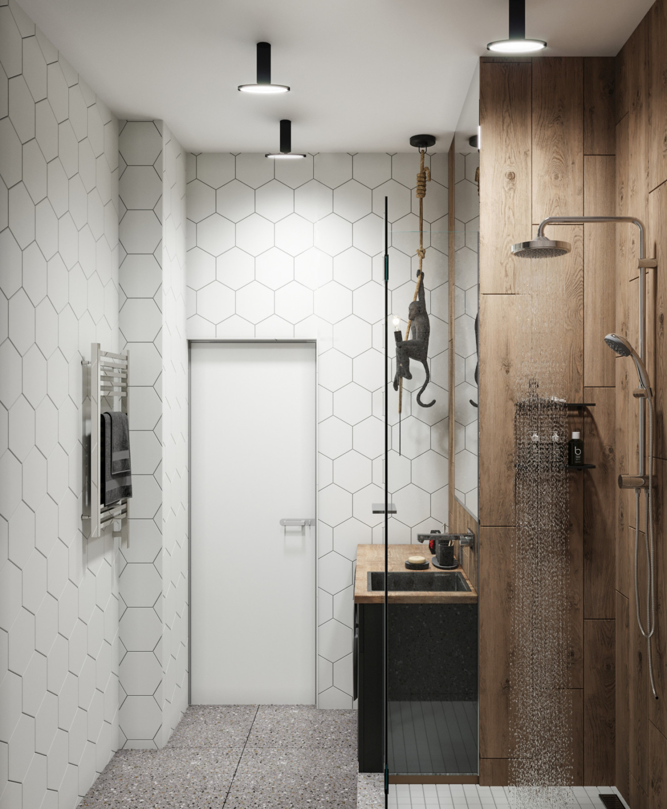 Санузел "с обезьянкой"