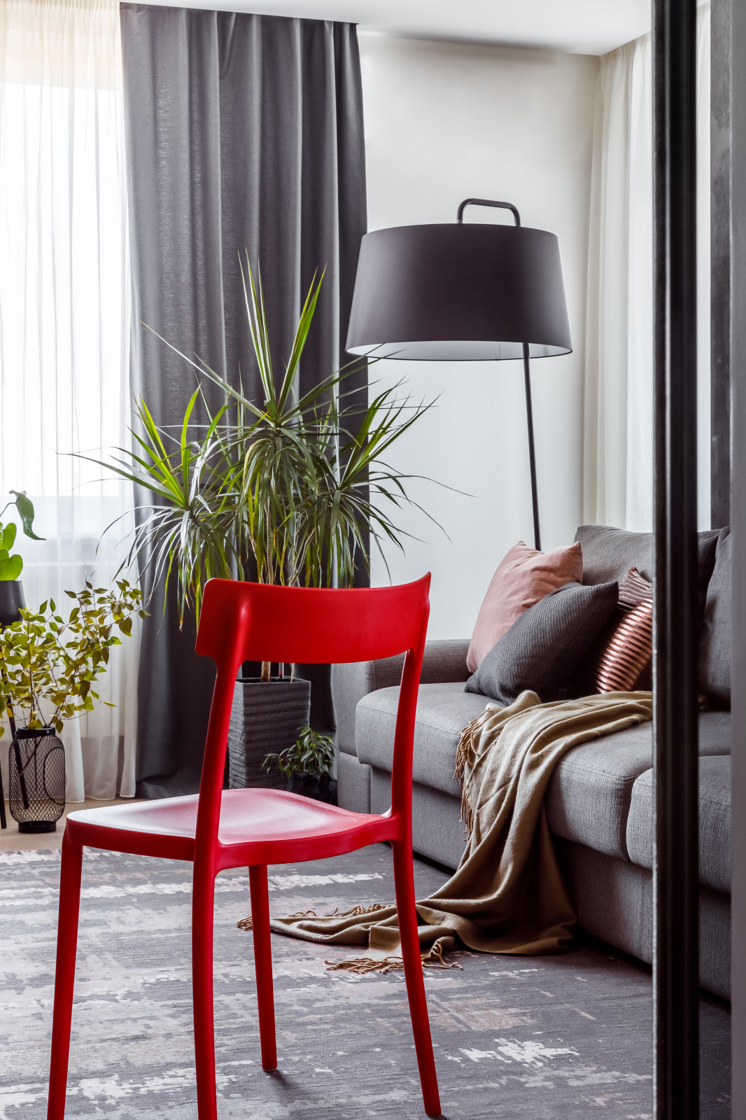 Квартира с цветными акцентами