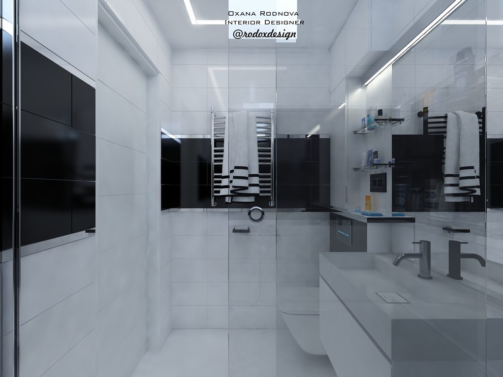 Монохромная ванная