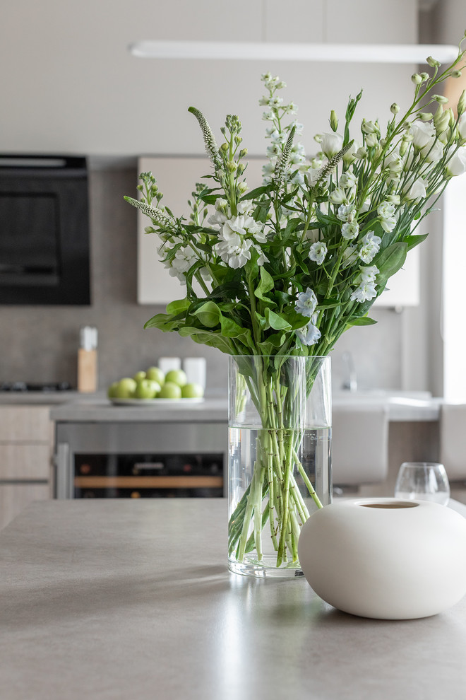 Интерьер двухуровневой квартиры в Калининграде.