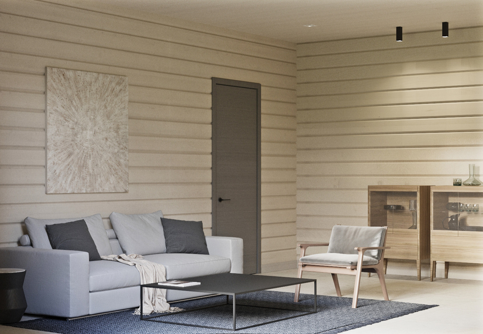 Интерьер загородного дома, 400 м2