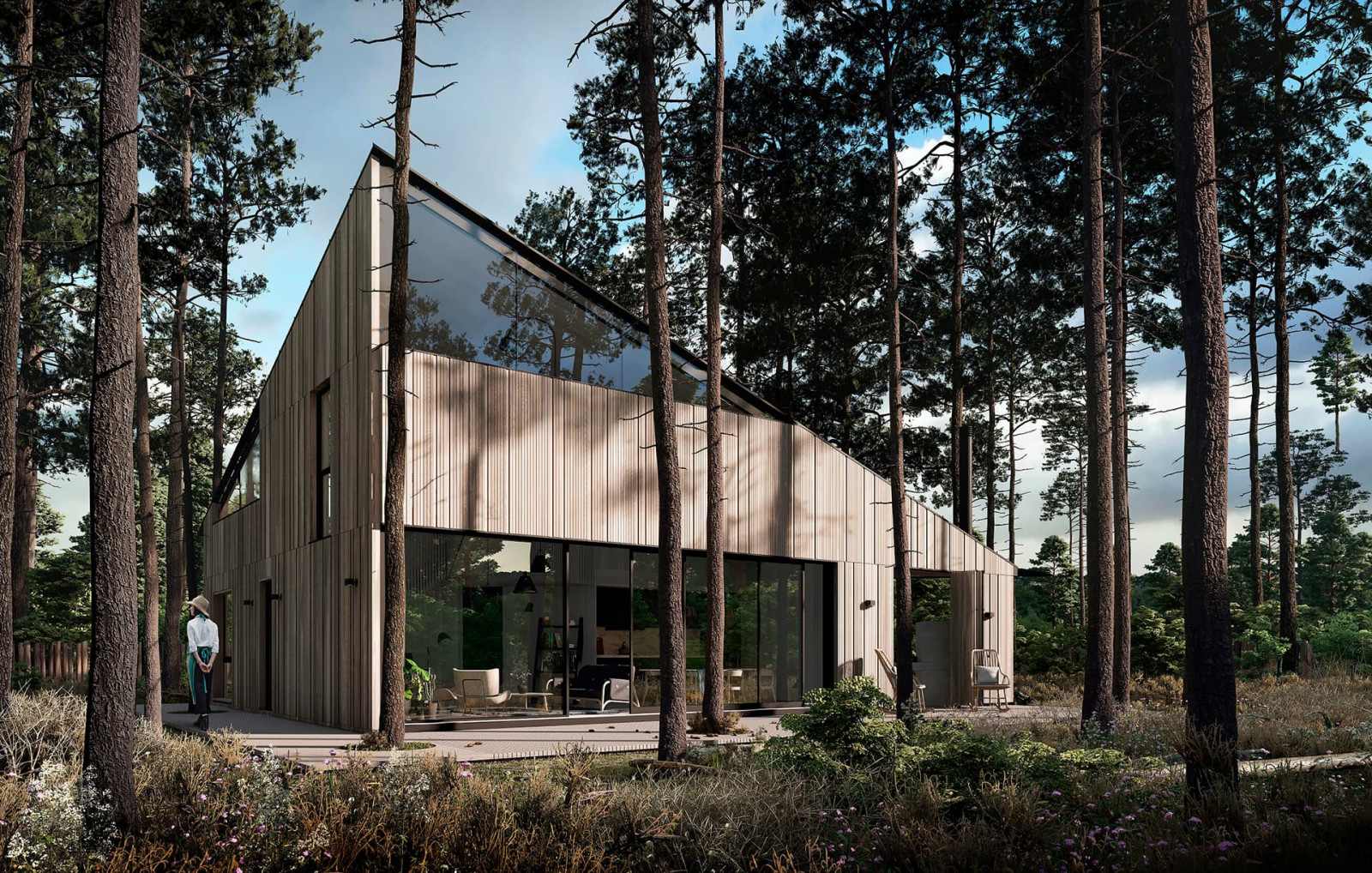 ТРЕУГОЛЬНЫЙ ДОМ НА УВИЛЬДАХ | UVILDY LAKE HOUSE