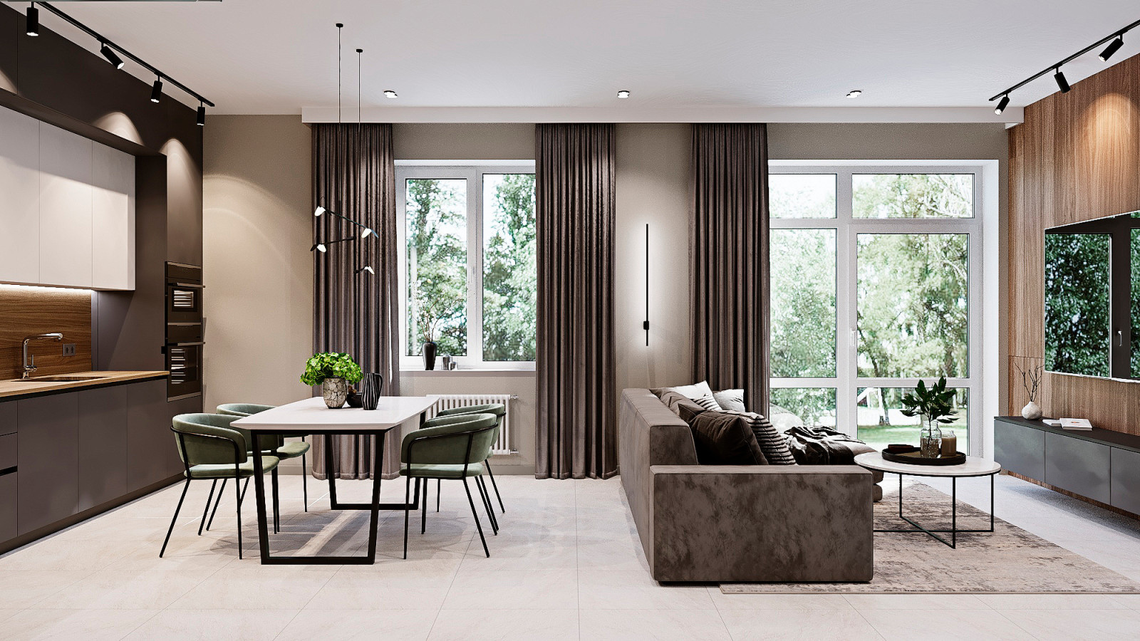 Кухня-гостиная