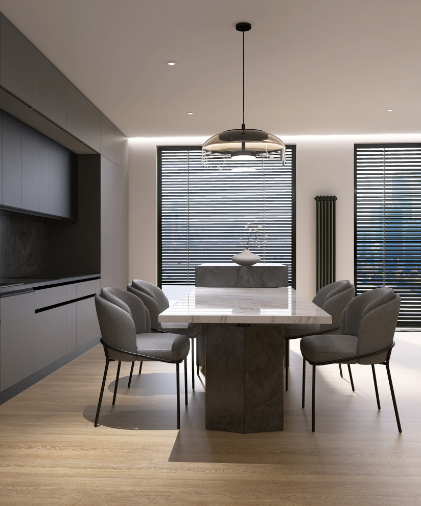 Обложка проекта: кухня-гостиная