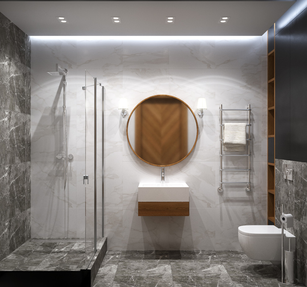 Варианты отделки хозяйского Санузла с душевой