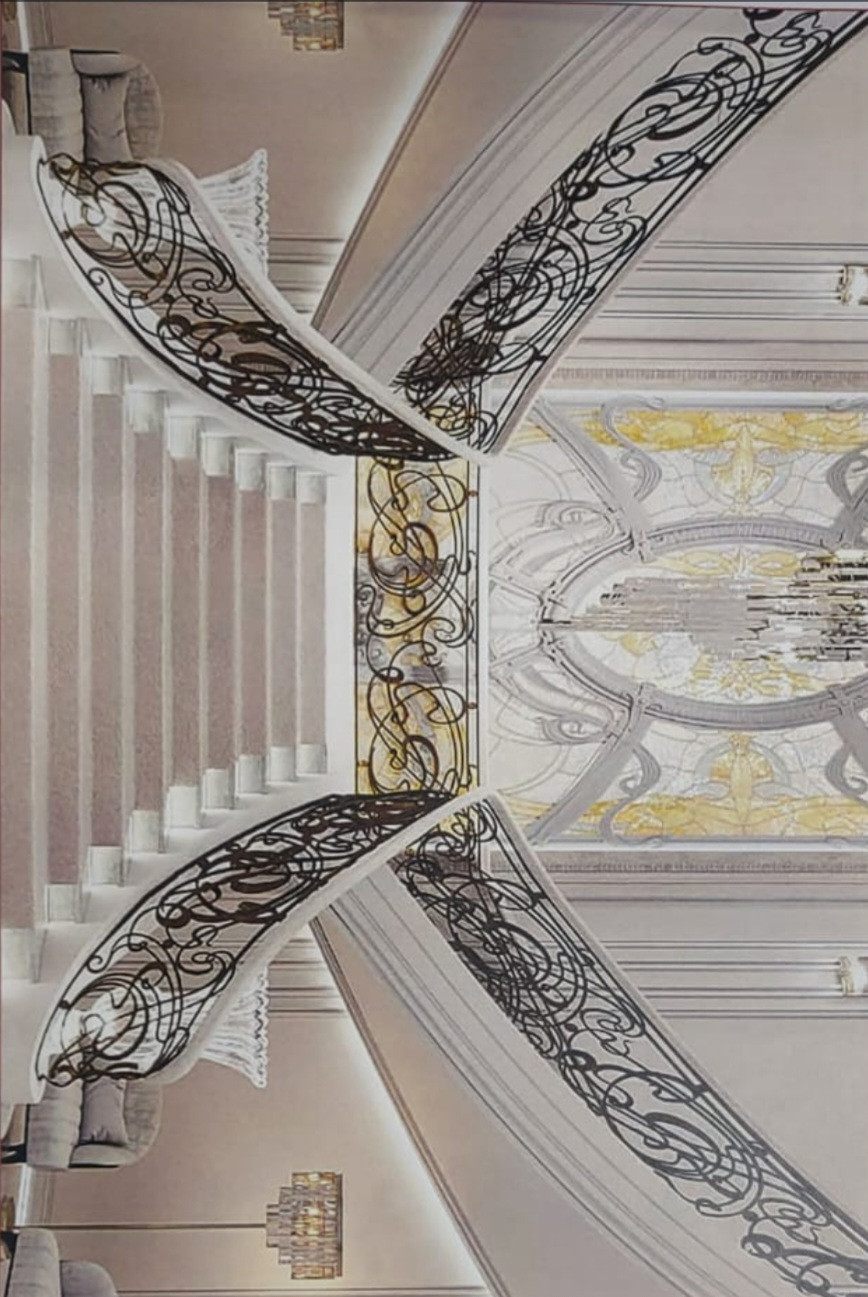 Обложка проекта: модерновая лестница