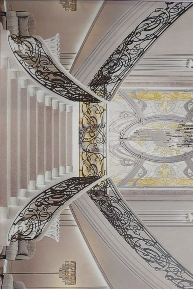 Обложка проекта: модерновая лестница