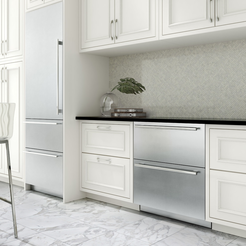 Интегрируемые холодильники в интерьере